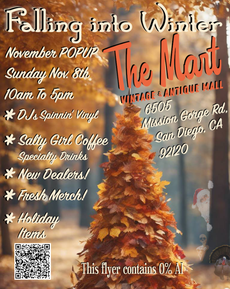 Falling into Winter Popup Sale at The Mart