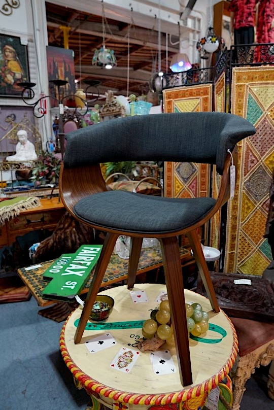 Mid-modern secondhand chair at Kurtz Street Vintage Marketplace